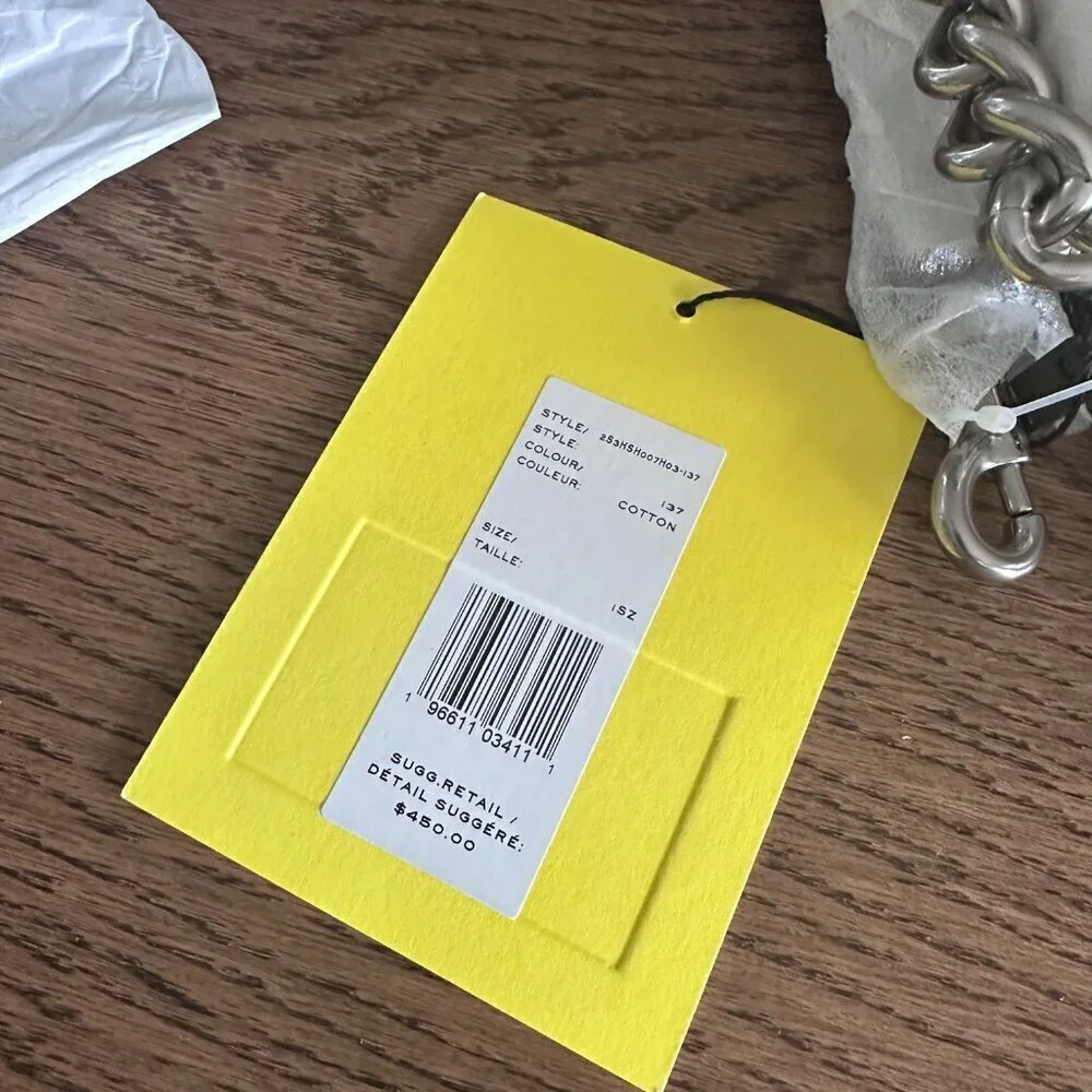 NWT! New Marc Jacobs J Marc Shoulder Bag -Smooth leather -Tender Yellow